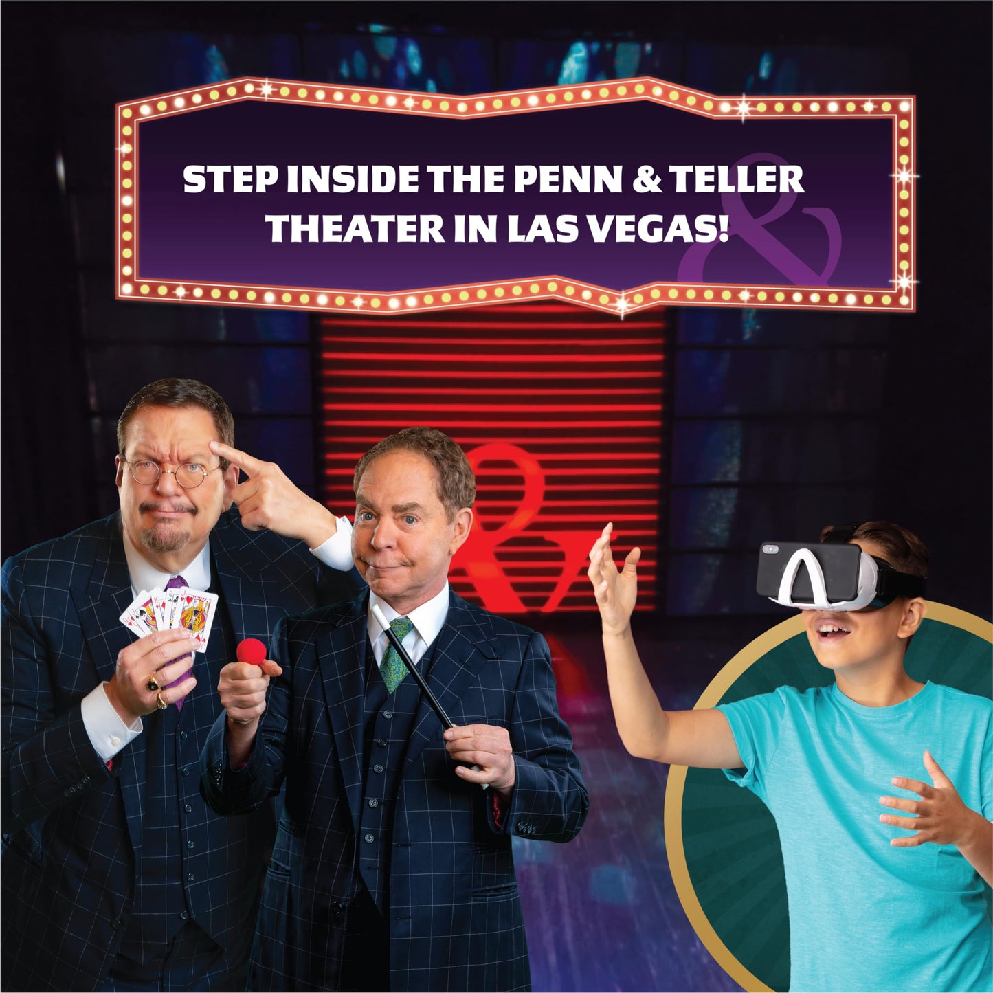 Abacus Brands Penn & Teller Vr Magic Lab - Virtual Reality Kids Magic Book And Interactive Stem Learning Activity Set - For Ages 8 And Up
