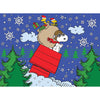 Roseart - Peanuts - Snoopy'S Christmas Delivery - 100 Piece Jigsaw Puzzle For Kids And Adults