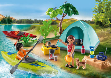 Playmobil Camping with Kayaks Set - Multicolor, One Size Adventure Play for Kids
