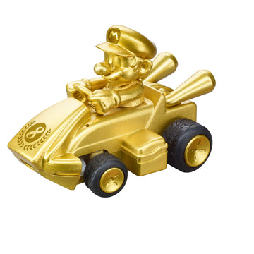 Carrera RC Nintendo Mario Kart 2.4 GHz Mini Collectible Radio Remote Control Toy Car Vehicle - Gold Mario
