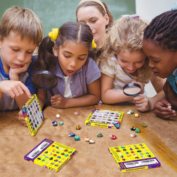 Xxtoys Rocks Collection 25Pcs Rock And Mineral Education Set Gemstones For Kids Geology Gem Kit With Healing Chakra Gemstones, T