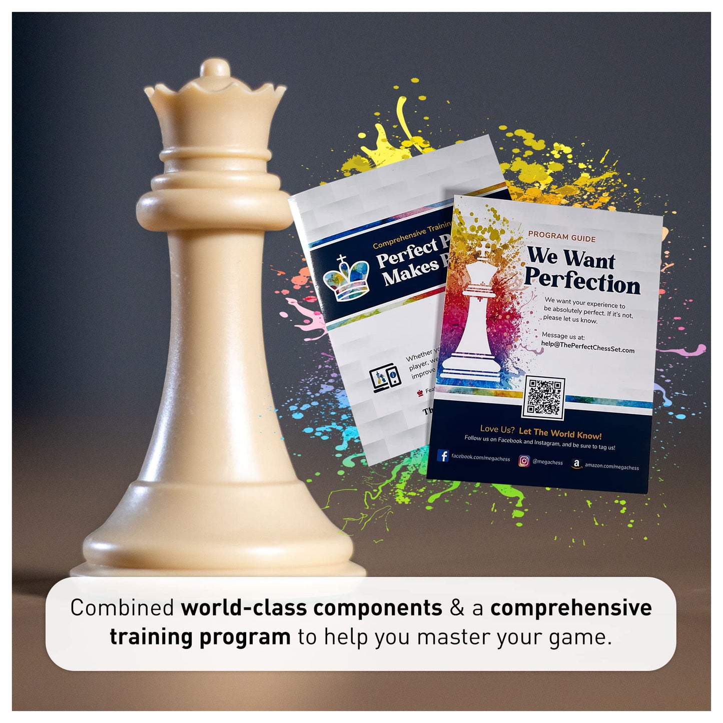 Staunton Quadruple Weighted Chess Set