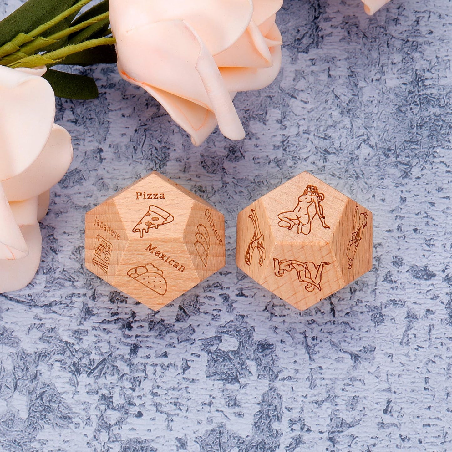 Date Night Gifts for Couples 5th Anniversary Wood Birthday Gifts for Women Men Wife Husband Bridal Shower Gift for Bride Groom V