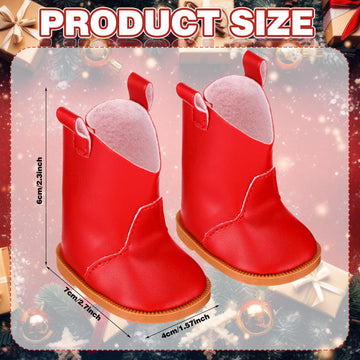 Bencailor 3 Pairs 18 Inch Doll Boots And Shoes Spring Doll Shoes Skates American Boots Skates(Stylish Style)