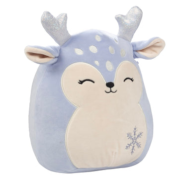10' Farryn The Purple Fawn Squishmallow - Kellytoy Christmas Plush Toy