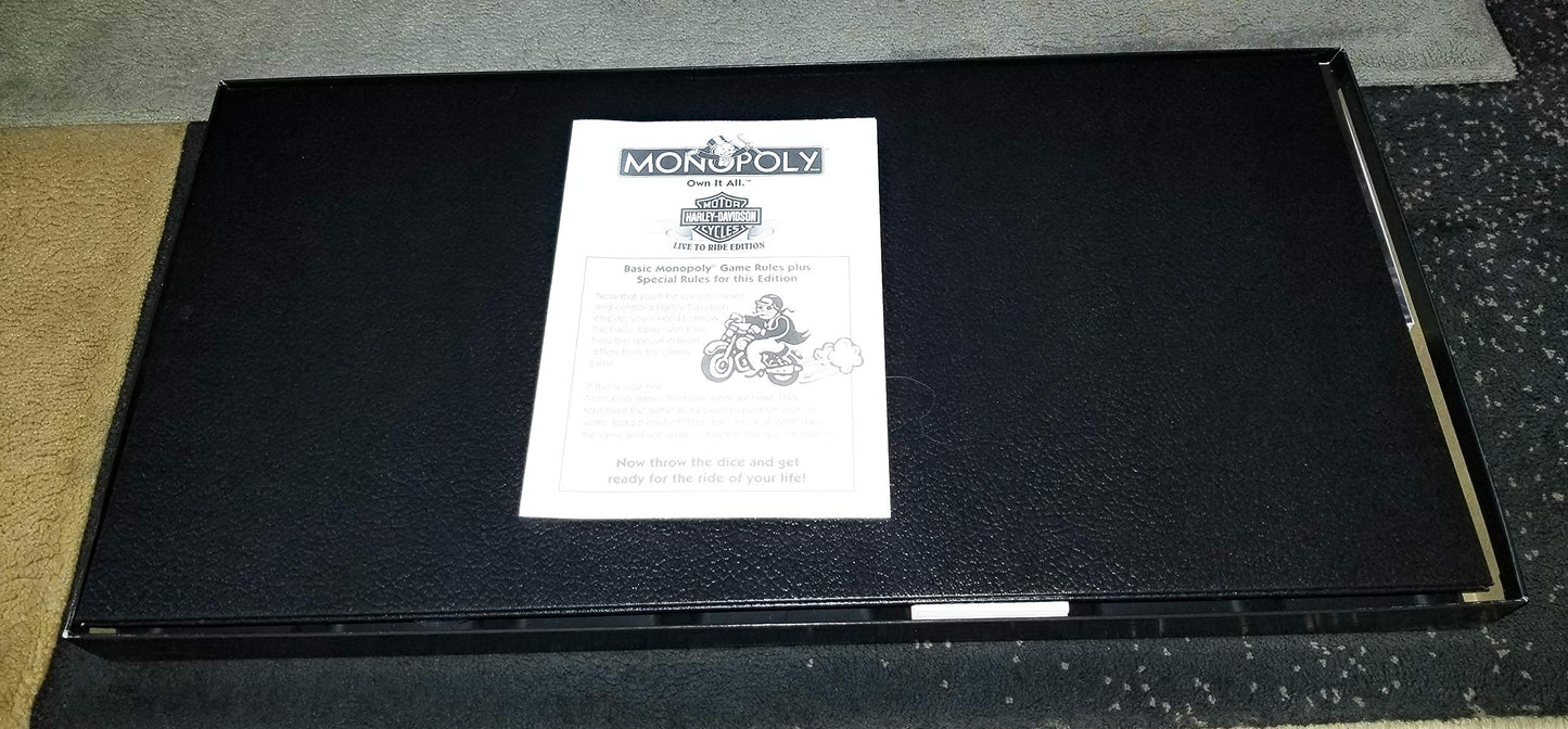 Harley-Davidson Live To Ride Collector'S Edition Monopoly Board Game