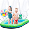 Splashin'Kids 3 In 1 Inflatable Sprinkler Pool For Kids, Baby Pool, Kiddie Pool, Toddlers Wading Swimming Water Outdoor Toys Babies Boys Girls Small (Small And Large Size)