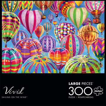 Buffalo Games - Steve Sundram - Sailing On The Wind - 300 Piece Jigsaw Puzzle For Adults Challenging Puzzle Perfect For Game Nights - Finished Size Is 21.25 X 15.00