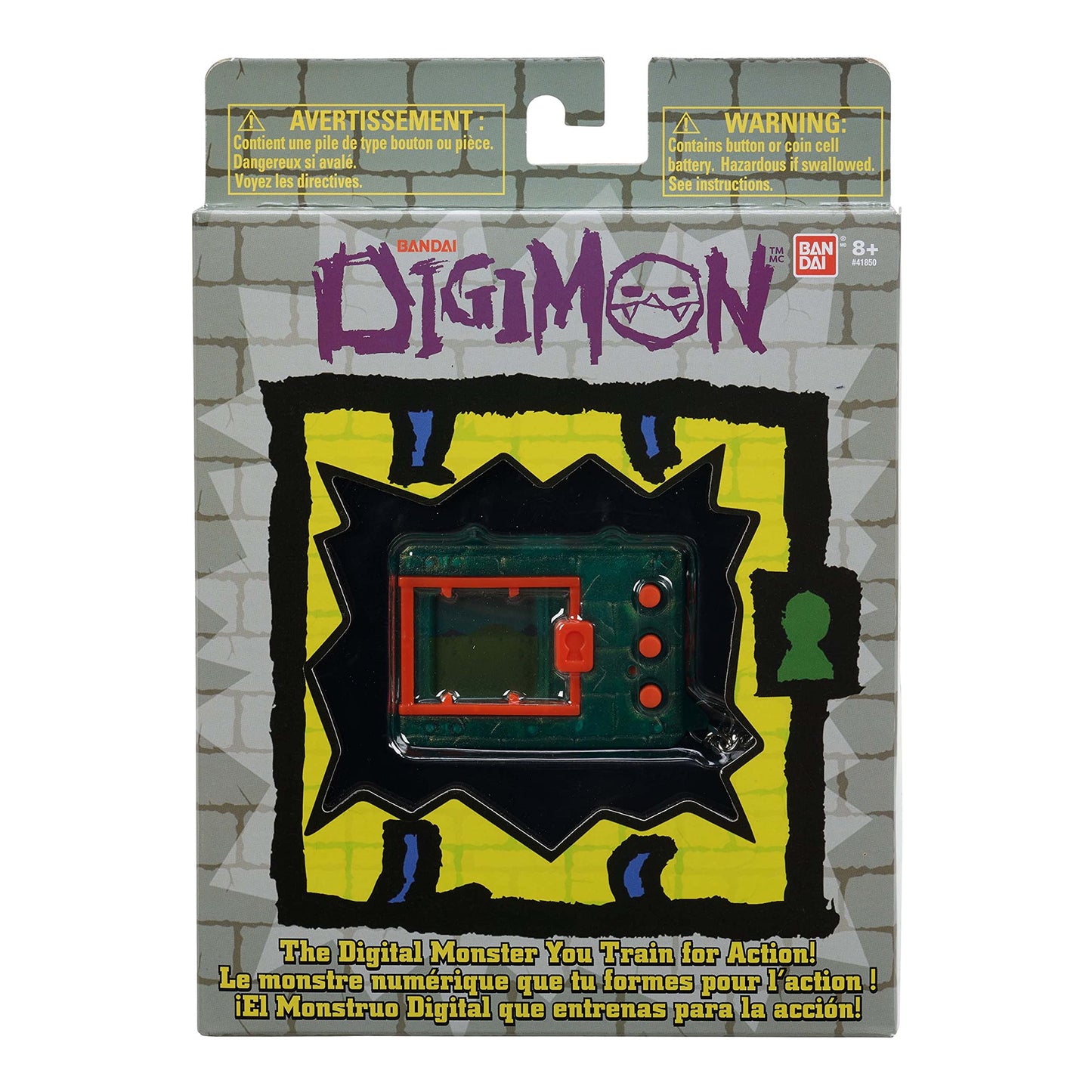 Bandai Namco Digimon Digivice Virtual Pet Monster - Medium Translucent Green Digital Toy