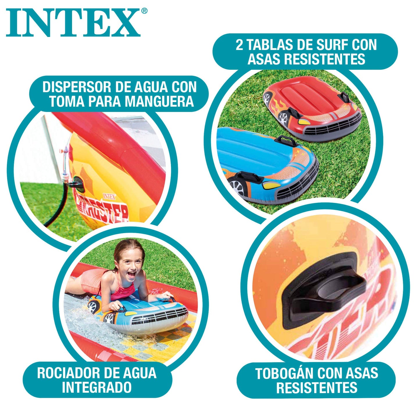 Intex 57167NP Racing Fun Slide
