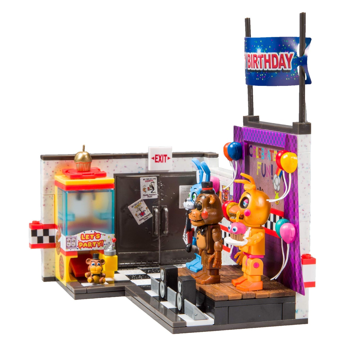 McFarlane Toys Five Nights at Freddy's Toy Stage Large Set - Multi Color, Model ID25018-3