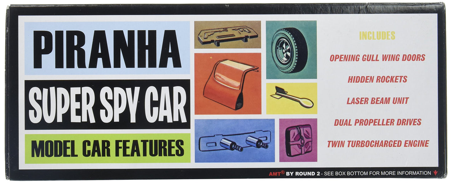 AMT Piranha CRV Super Spy Car, 1:25 Scale Model Car Kit, AMT900