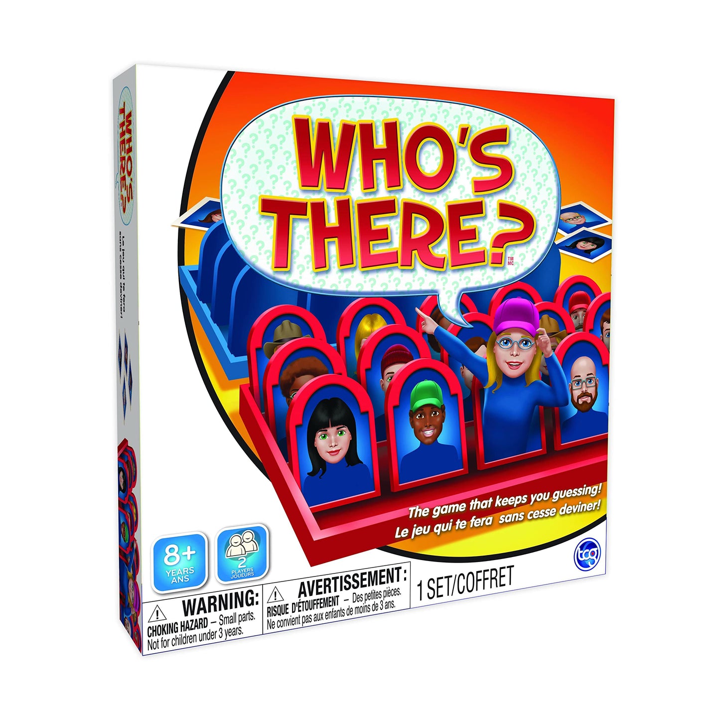 Family Games - Who'S There - Be The First To Guess Your Opponent! Great Gift For Boys And Girls!