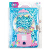 3C4G: Bubble Gum Glitter Locking Journal with Pen - 192 Pages, Take Notes-Design-Sketch, Three Cheers for Girls, Tweens & Kids A