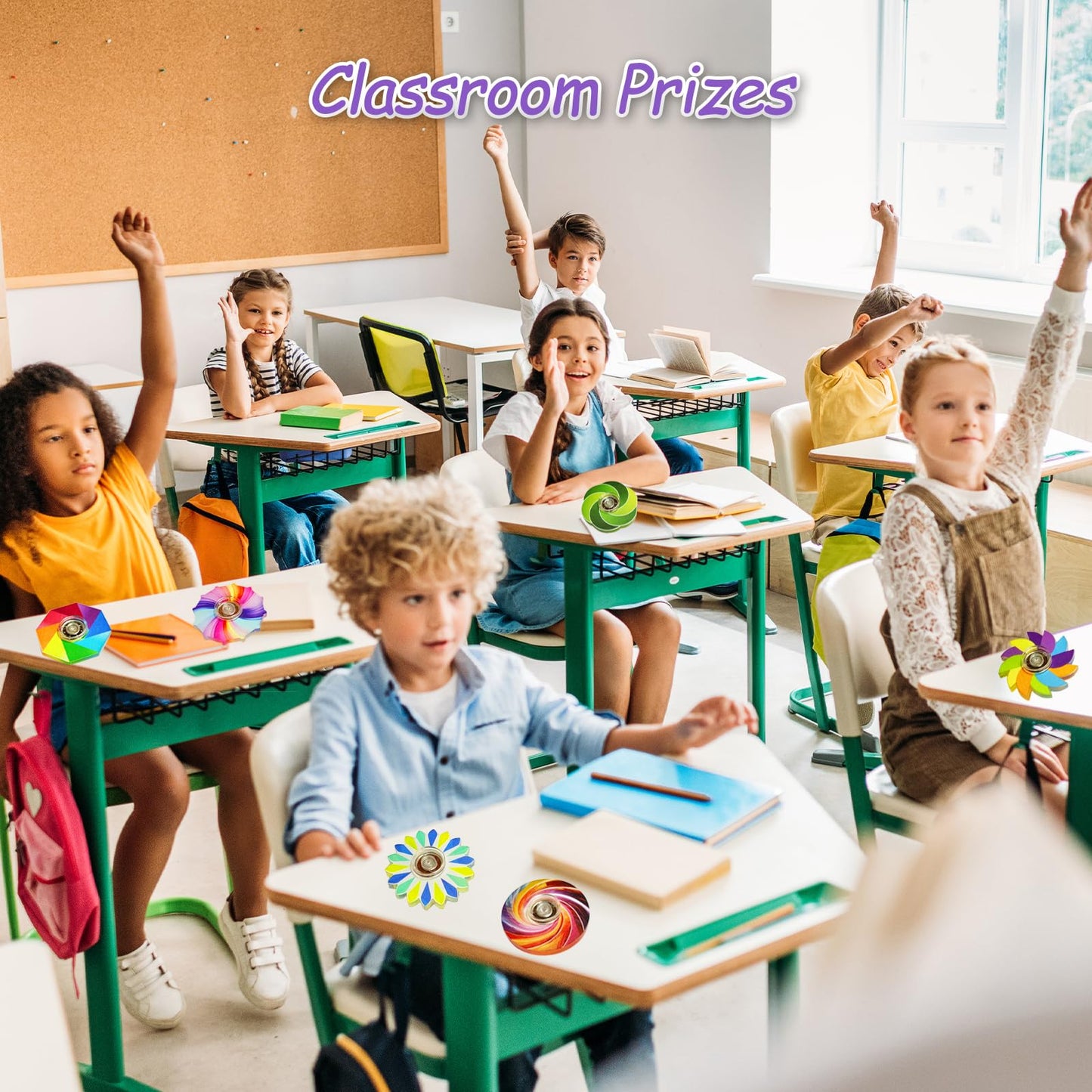 Funny Fidget Spinner Toys Bulk Mini 40 Pack,Birthday Gifts Party Favors Supplies Goodie Bags Stuffers for Kids Adults,Sensory To