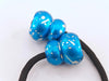 L-Shizuku Begleri Fidget Beads - Worry Fidget Beads Spin & Bump - Made Of Aluminum Alloy - For Men Women Youngs Skill Players Creates A Bit Of Magic For You (Cala-Blue&White)