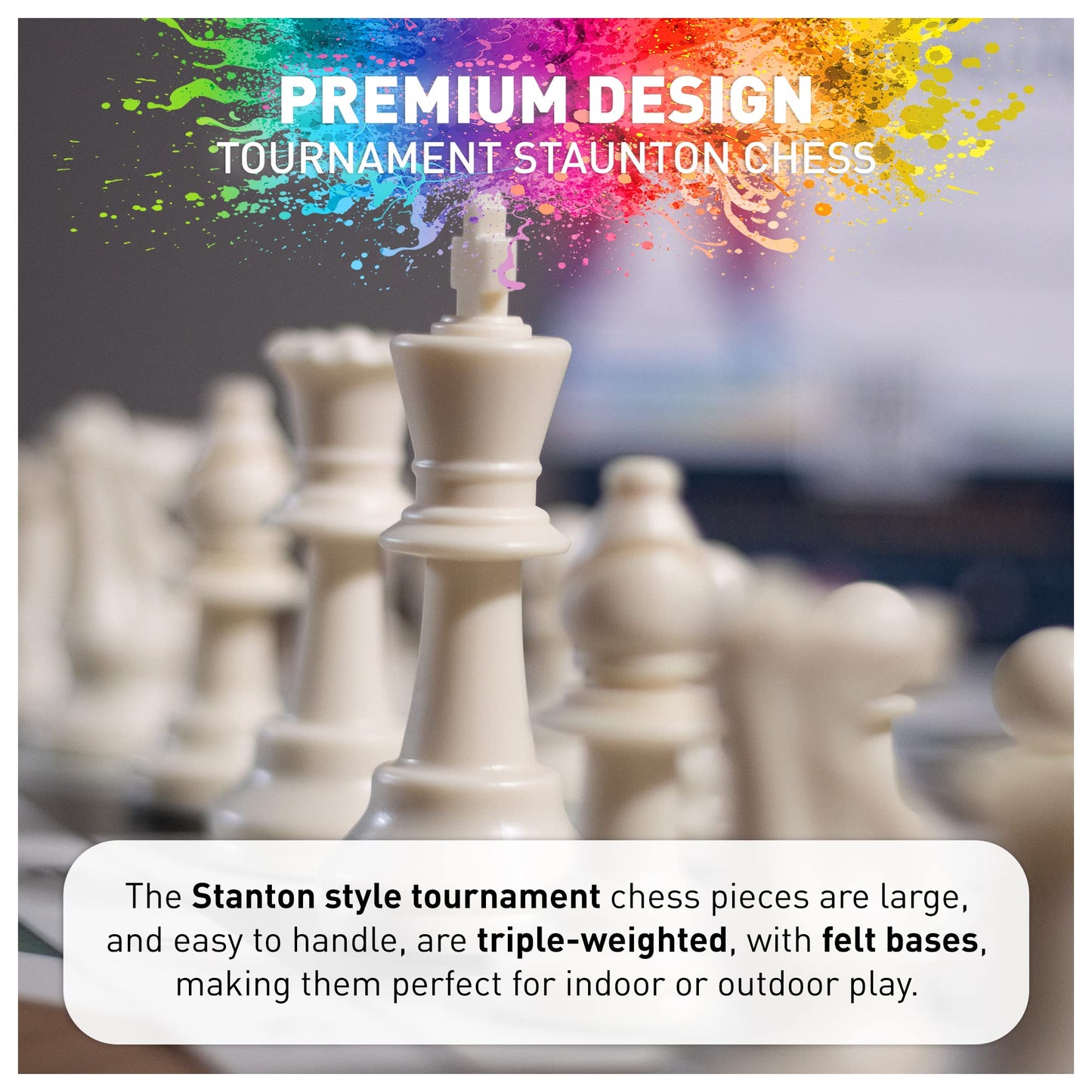 Staunton Triple Weighted Chess Set