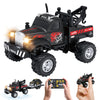 Moontoy 1:64 Scale Mini Alloy Truck Rc Car With Led Lights, 2.4Ghz Remote And App Control Toy Car, 3-Speed Adjustment Pocket Toy