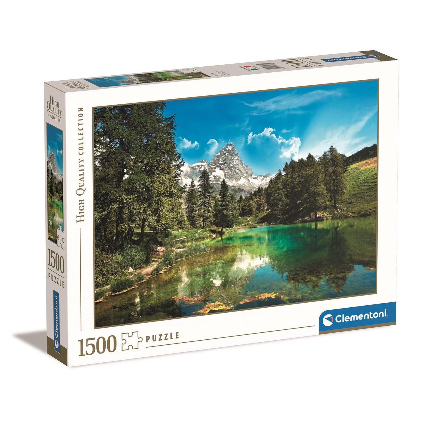 Clementoni - 31680 - Collection - The Blue Lake - 1500 Pieces, Multi Colour