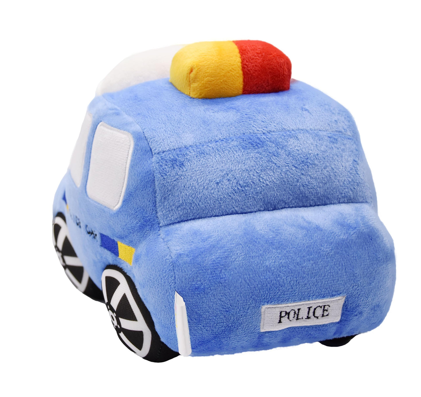 Yonlit Soft Plush Police Car Stuffed Toy Super Cute Blue Squad Car Plushie Excellent Gifts For Kids Or Birthday Party 11 Inches