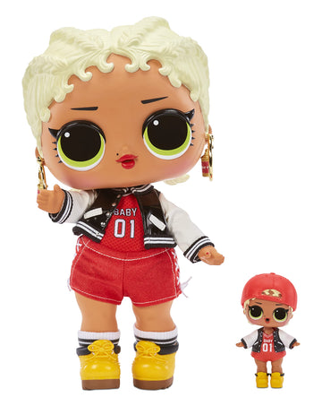 L.O.L. Surprise! Big Baby Mc Swag - 11' Large ,Doll With Colorful, Mix & Match Fashion Accessories, Wear And Share Earrings, Collectible Gift For Kids, Toy For Girls Ages 4 5 6 7+ Years Old