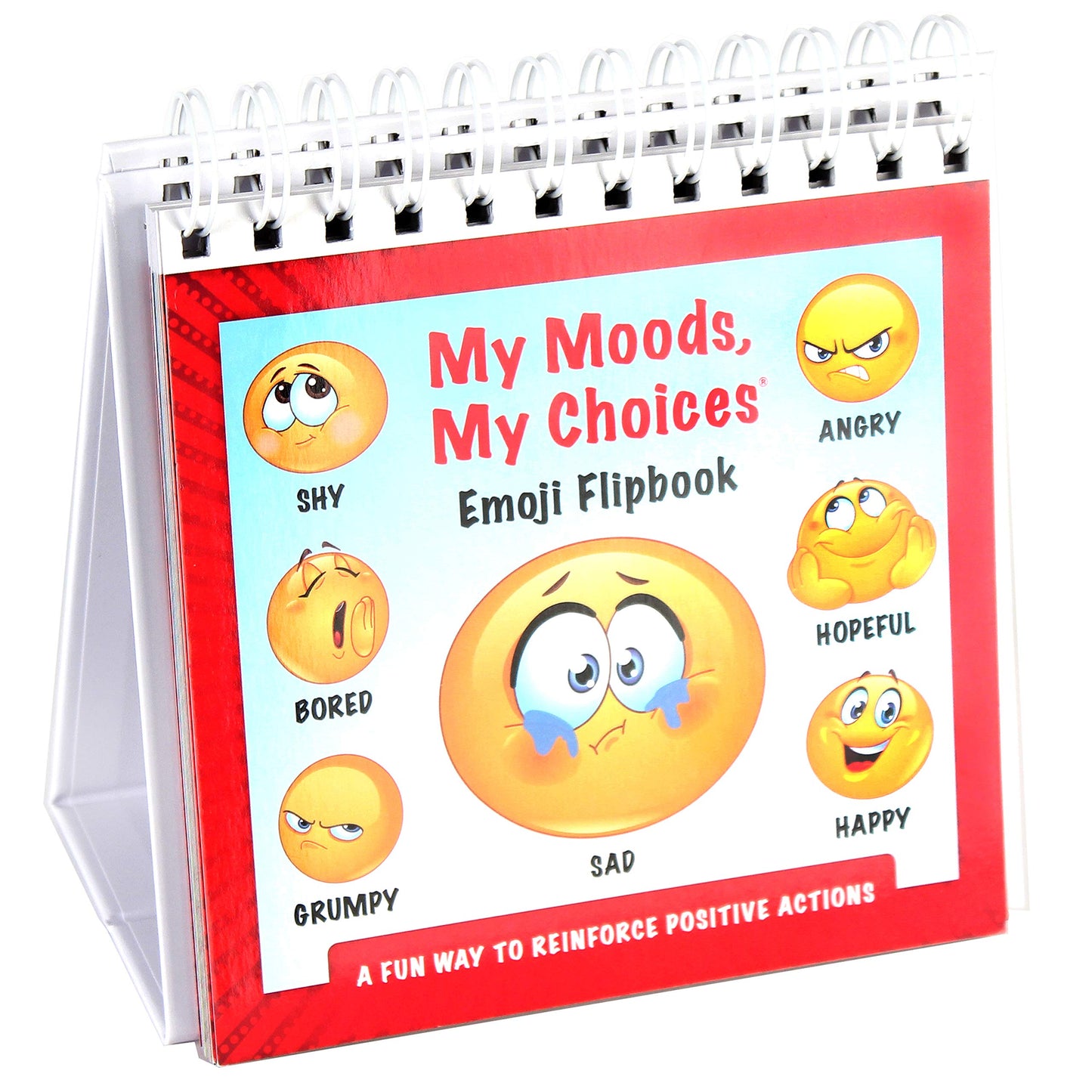 The Original Mood Flipbook For Kids; 20 Different Moods/Emotions; Autism; Adhd; Help Kids Identify Feelings And Make Positive Ch