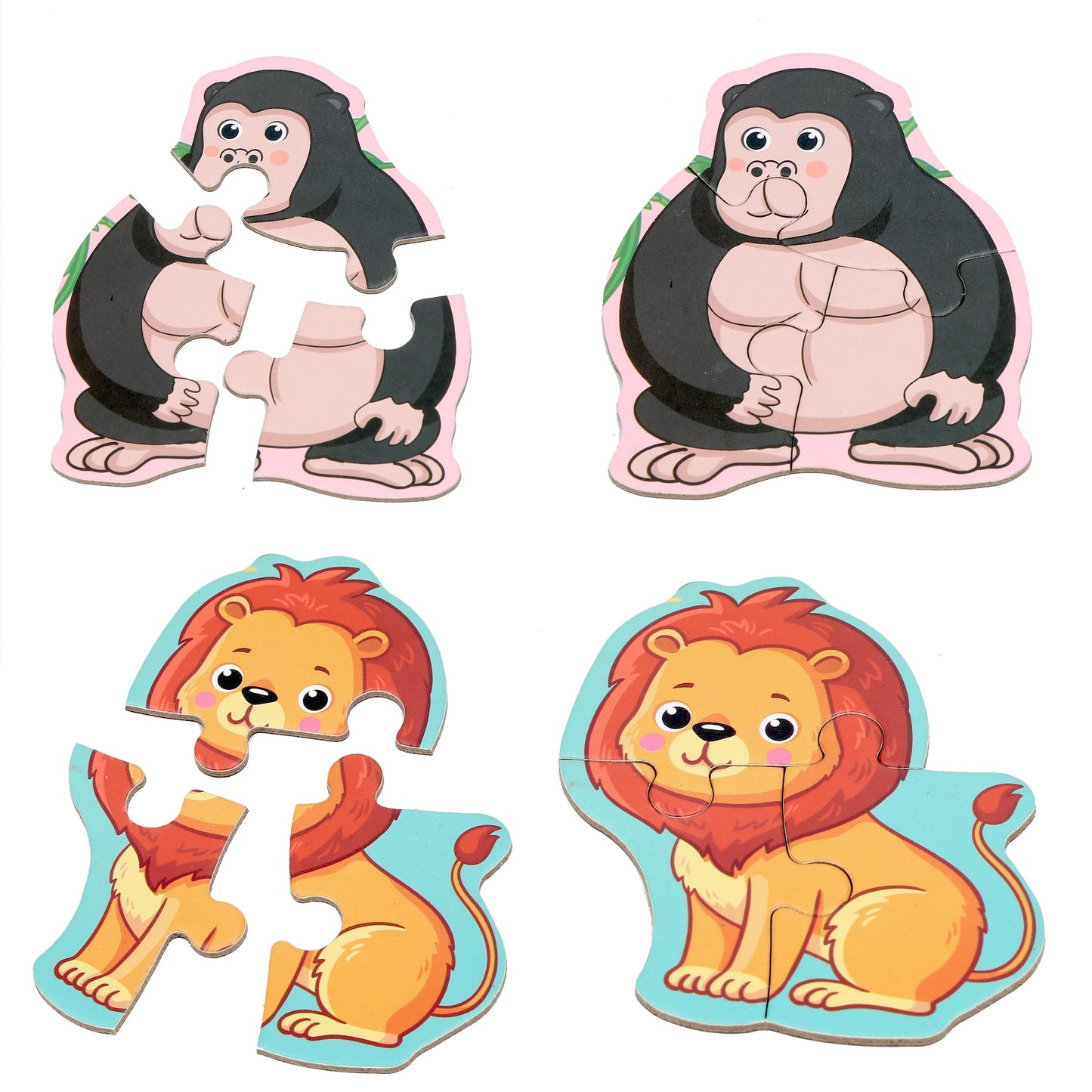 Magnetic Puzzles For Kids Ages 1-3, Travel Toddler Puzzles Ages 2-4 Year, Animal Activities Toy For Boys & Girls 3-5 Yo - Learni