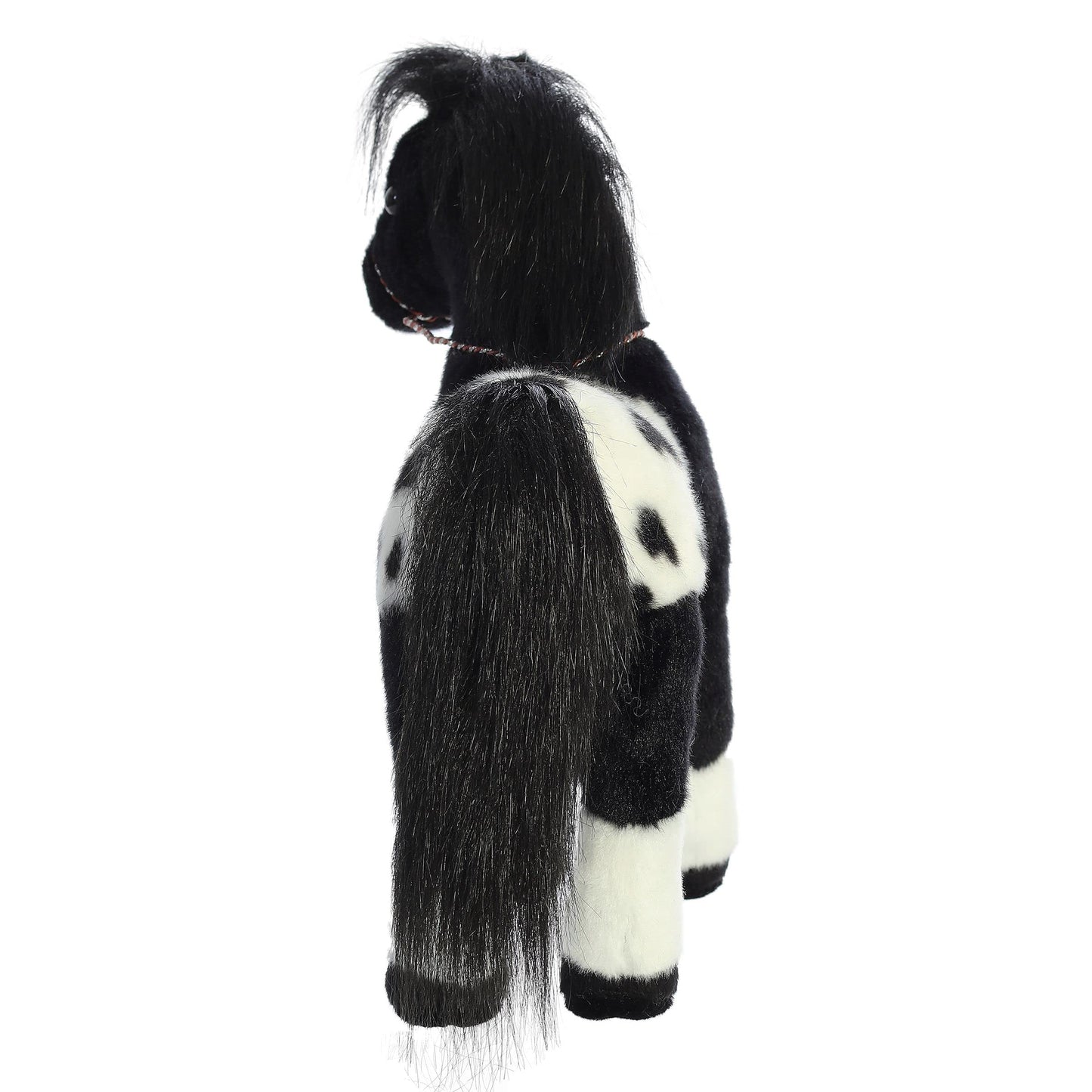 Aurora® Black Appaloosa Stuffed Animal - 13" Realistic Polyester Toy, Model 14479, Imaginative Play