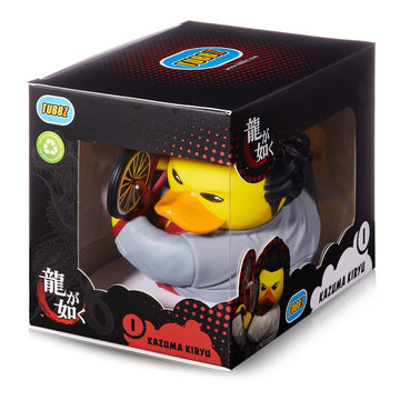 TUBBZ Yakuza Kazuma Kiryu Cosplaying Rubber Duck Vinyl Figure - Boxed Edition, Collectible Fun Toy