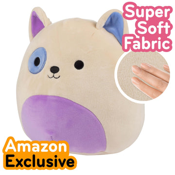 Squishmallows Original 8-Inch Taghi The Puppy - Official Jazwares Pet Plush - Collectible Soft Squishy Dog Stuffed Animal Toy -