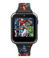 Accutime Kids Marvel Avengers Black Educational Touchscreen Smart Watch Toy For Girls, Boys, Toddlers - Selfie Cam, Learning Games, Alarm, Calculator, Pedometer And More (Model: Avg4597Az)