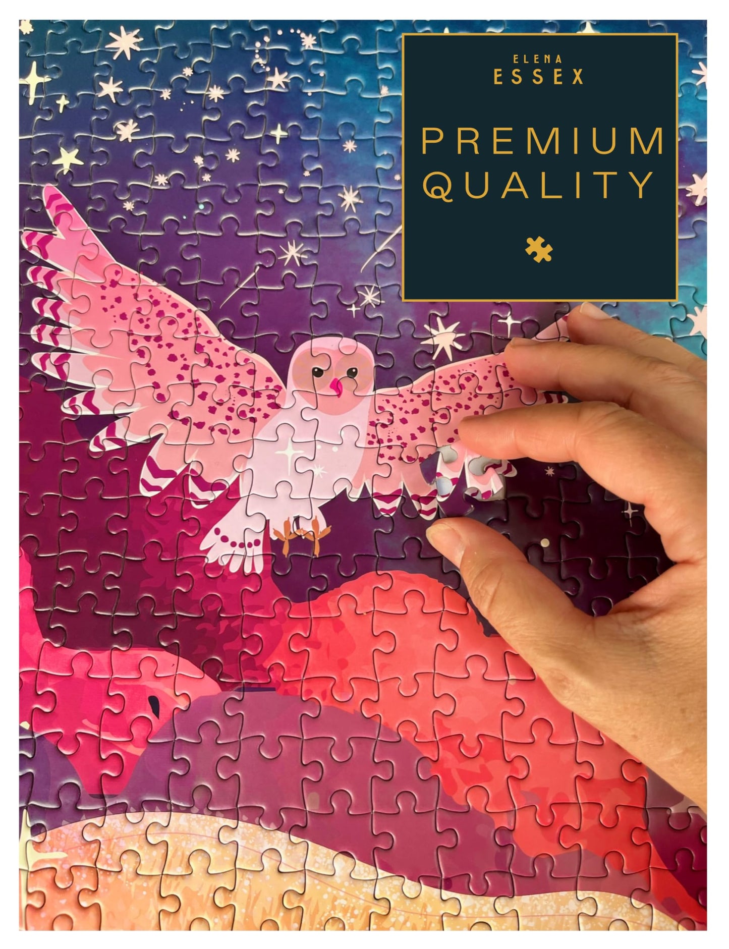 Elena Essex Puzzles For Adults 1000 Pieces - Mother Earth, Rainbow Kingdom, Roar Power (Winter Spirit)