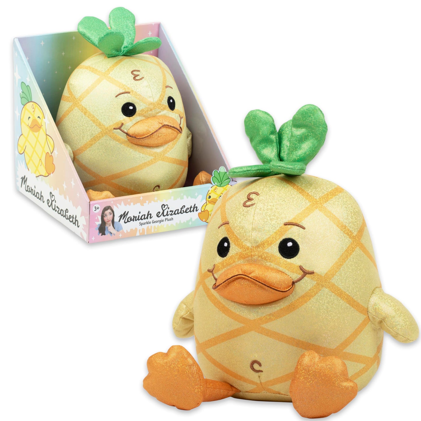 Moriah Elizabeth Sparkle Georgie Plush; Youtube Craft Channel, Large Plush, Merch
