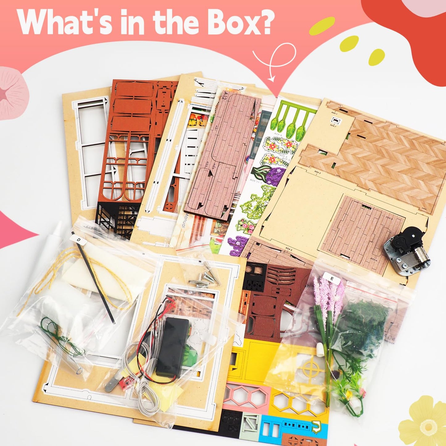 Diy Book Nook Kit, Diy Miniature House Kit With Led Lights, 3D Wooden Puzzle For Adults To Bulid, Mini House With Bookshelf Inse