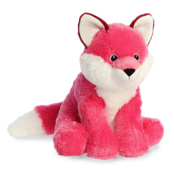 Aurora 12 Pink Fox Plush Toy - Soft & Cuddly Stuffed Animal for Kids - Perfect Gift for All Ages