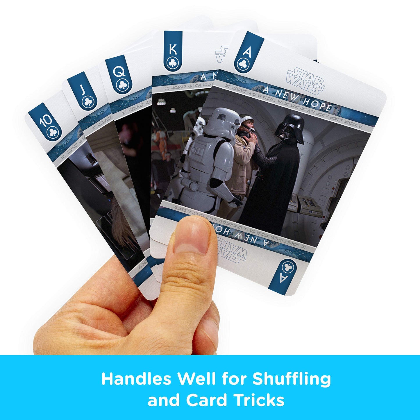 Aquarius Star Wars Playing Cards - Episode 4 - A New Hope Deck Of Cards For Your Favorite Card Games - Officially Licensed Star Wars Merchandise & Collectibles