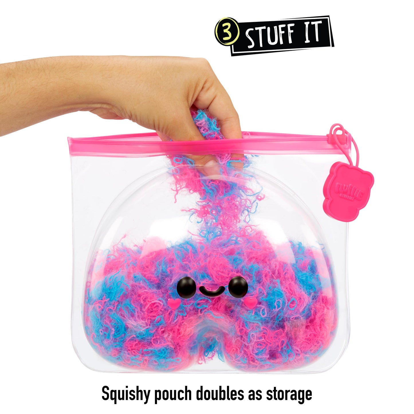 Fluffie Stuffiez Rainbow Small Collectible Feature Plush - Surprise Reveal Unboxing With Huggable Asmr Fidget Diy Fur Pulling, Ultra Soft Fluff