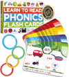 Phonics Flash Cards - Learn To Read In 20 Stages - Digraphs Cvc Blends Long Vowel Sounds - Games For Kids Ages 4-8 Kindergarten First Second Grade Homeschool Educational Study Activity