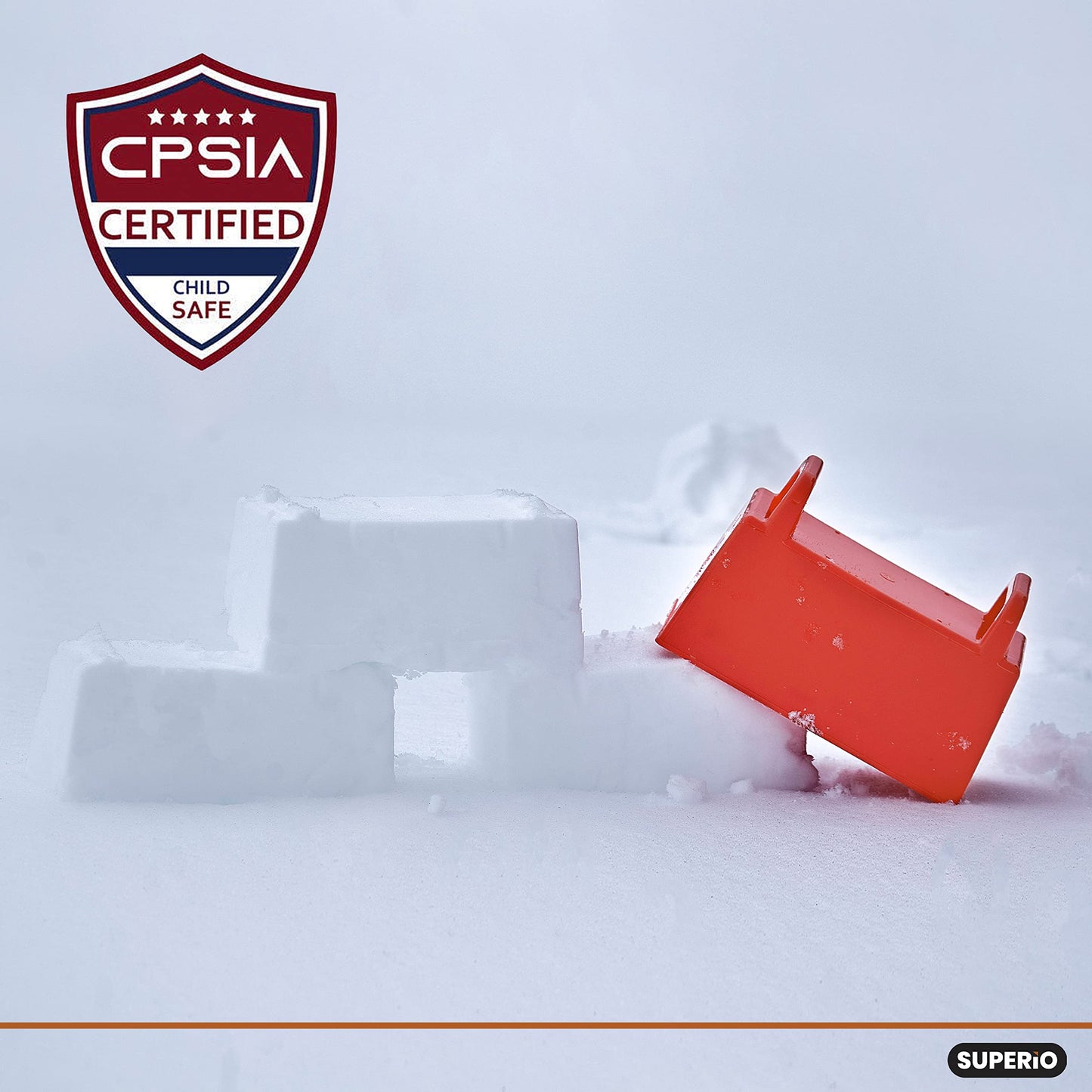 Superio Sand Castle Toys for Beach Snow Brick Maker Snow Sand Beach Toys for Kids and Adults Igloo Snow Block Form for Building
