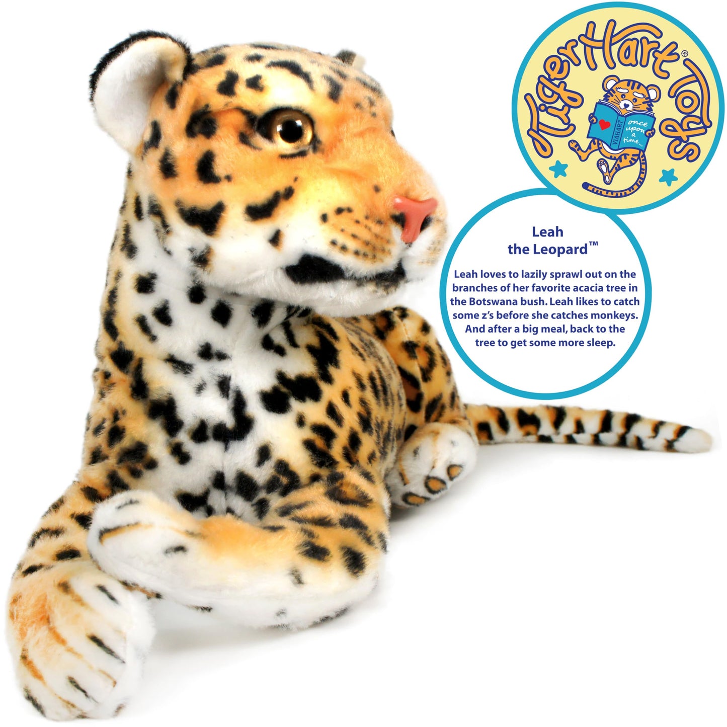 Tigerhart Leah The Leopard - 20 Inch Stuffed Animal Plush