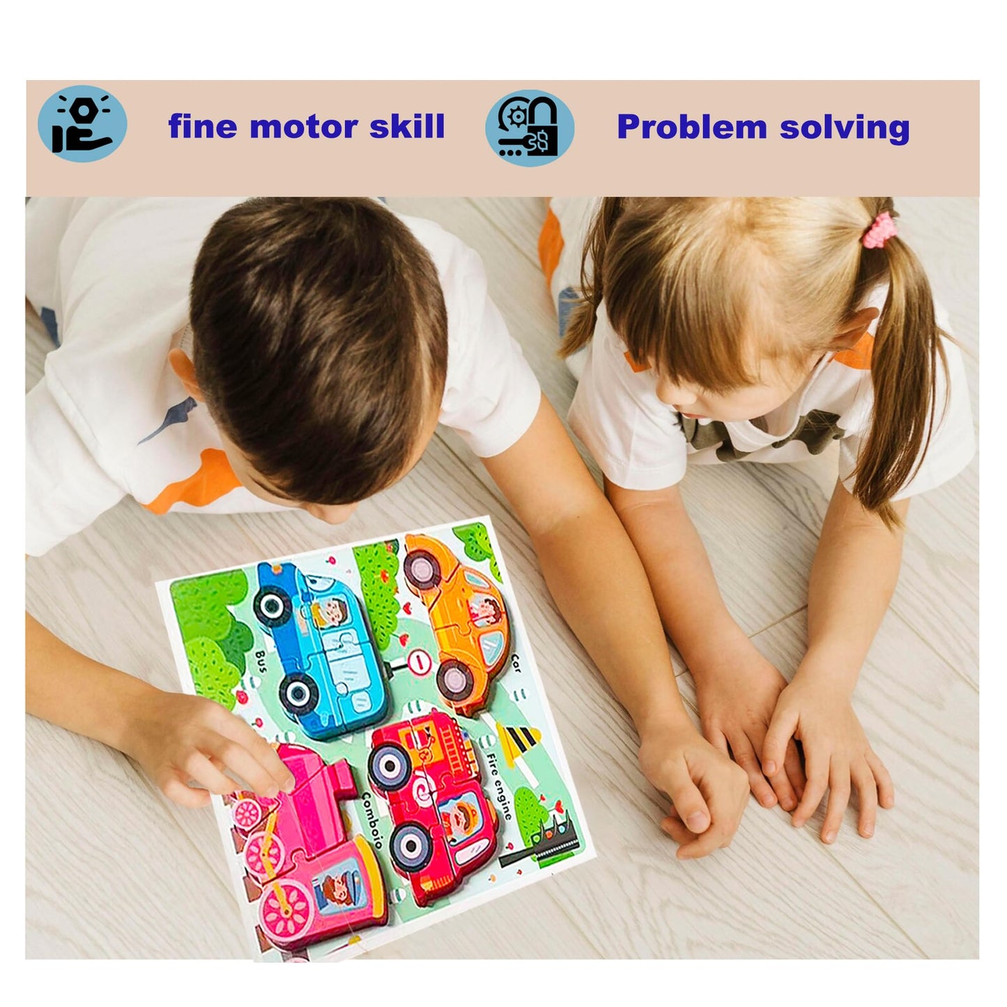 Wooden Puzzles For Toddlers 2-4
