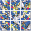 B.Dazzle Scramble Squares Boats 9 Piece Challenging Puzzle - Ultimate Brain Teaser And Mind Game For Young And Senior Alike - Engaging And Creative With Beautiful Artwork