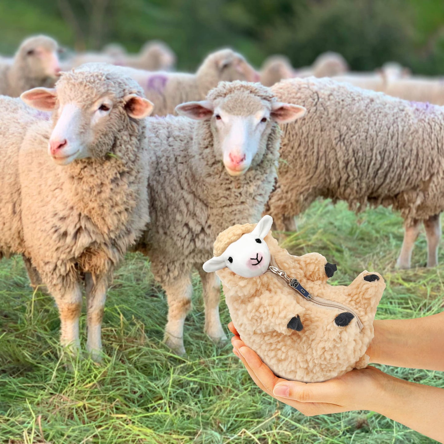 Agrimony Cute Shaved Sheep Stuffed Animals Kawaii Lamb Plush Toys Valentines Day Mothers Day Birthday Funny Gifts For Women Girl