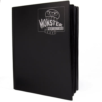 Monster Protectors XL Trading Card Binder - Hard Cover Black, Holds 720 Cards, Anti-Theft & Anti-Drop, Model 63737