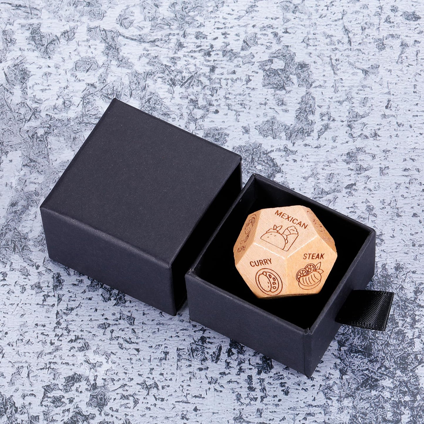 Anniversary Christmas Date Night Gifts For Wife Husband Men Women Valentines Birthday Wood Food Dice Gifts For Him Her Boyfriend