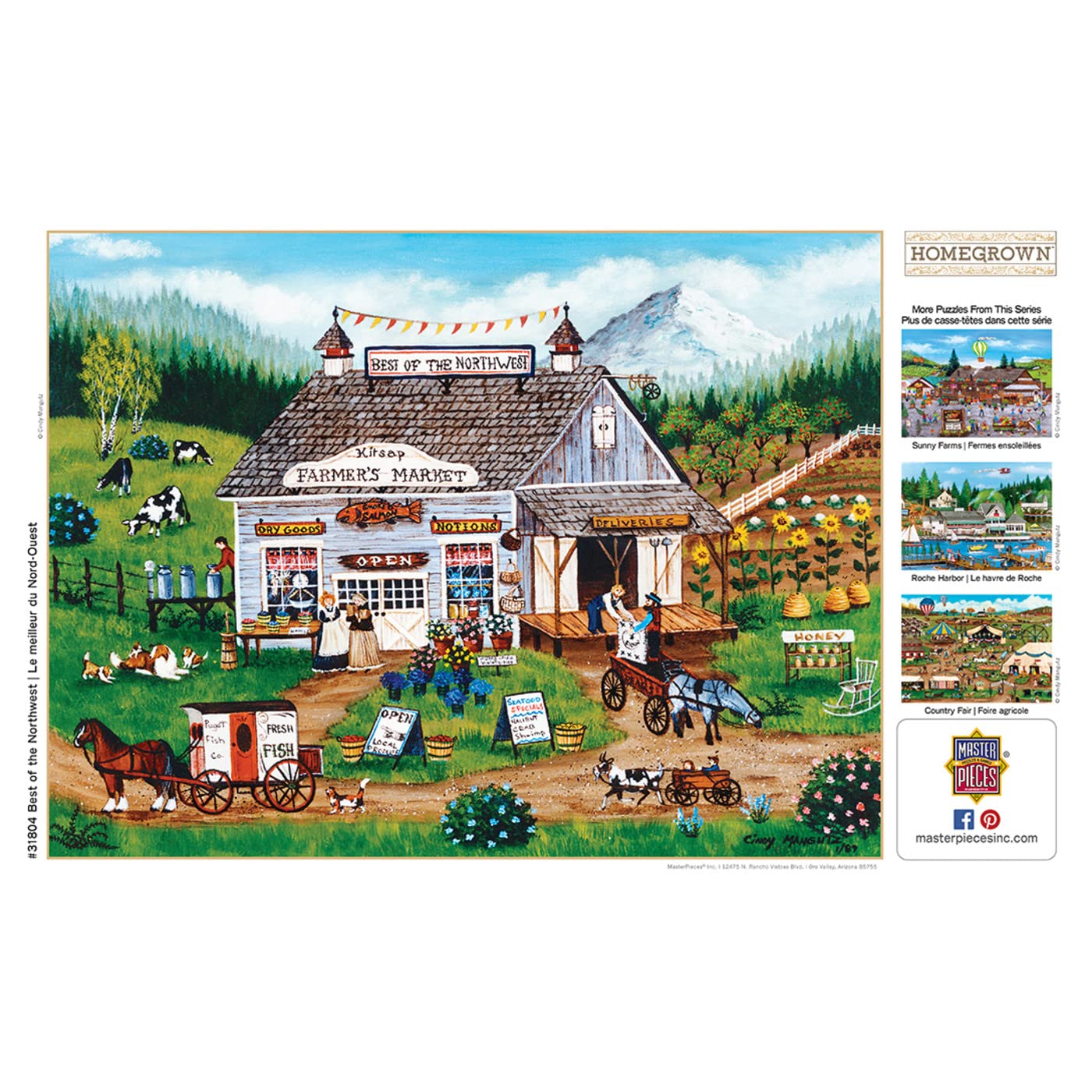 Masterpieces 750 Piece Jigsaw Puzzle For Adults And Family - Best Of The Northwest - 18'X24'