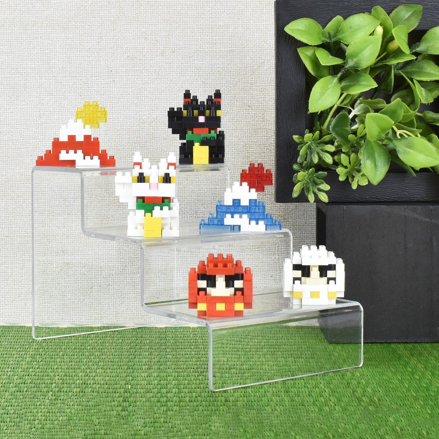 Nanoblock - Lucky Charm & Omikuji (Blind Box Complete Set), Mininano Series Building Kit