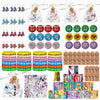 emzrivo 268 PCS Roller Skate Party Favors Skating Birthday Party Supplies for Hip Hop Disco 80s 90s Party Decorations
