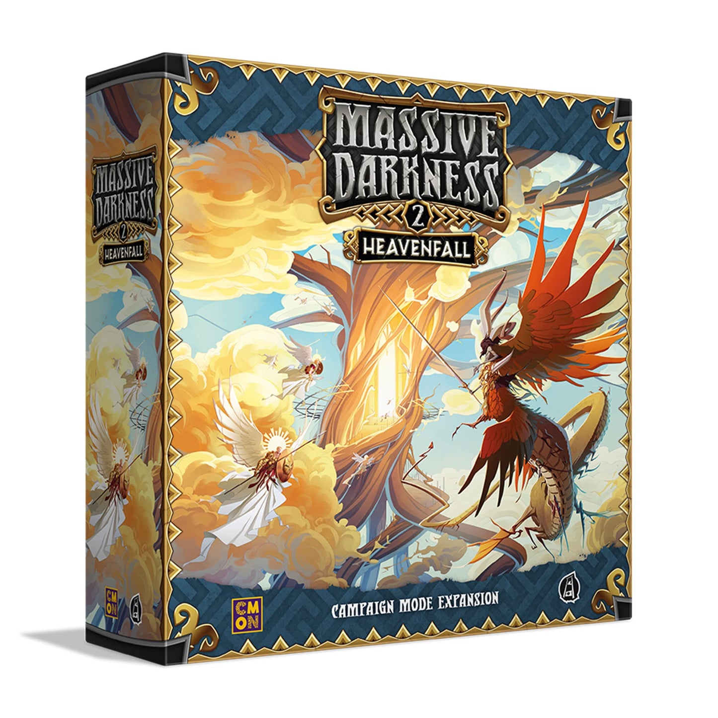 Massive Darkness 2 Heavenfall Board Game Expansion | Tabletop Miniatures Game | Cooperative Strategy Game for Adults and Teens |