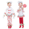 Raz Imports Kringle Candy Co. 16' Posable Elf Asst Of 2 (White/Red)